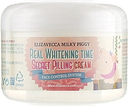 Anti Age Spot Facial Peeling Cream - Elizavecca Face Care Milky Piggy Real Whitening Time Secret Pilling Cream — photo N3