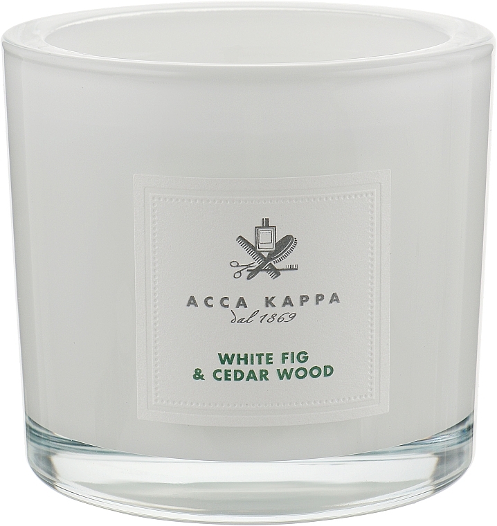 White Fig & Cederwood Scented Candle - Acca Kappa Scented Candle — photo N1