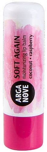 Moisturizing Lip Balm 'Coconut & Raspberry' - Arganove — photo N1