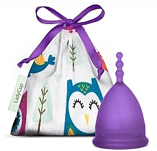 Fragrances, Perfumes, Cosmetics Menstrual Cup, size S, purple - LadyCup Revolution Violet Owl