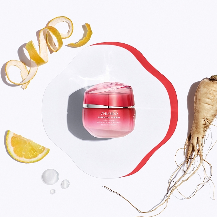 Moisturizing Face Cream with Ginseng Root Extract - Shiseido Essential Energy Hydrating Cream — photo N4