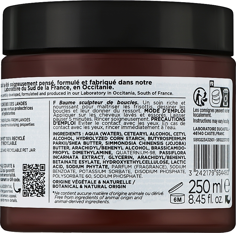 Curl Defining Balm - Laboratoire Ducastel Subtil Beautist Curly Balm — photo N2