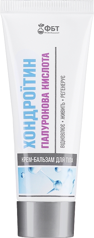 Chondroitin + Hyaluronic Acid Body Cream-Balm - FitoBioTekhnologii — photo N3