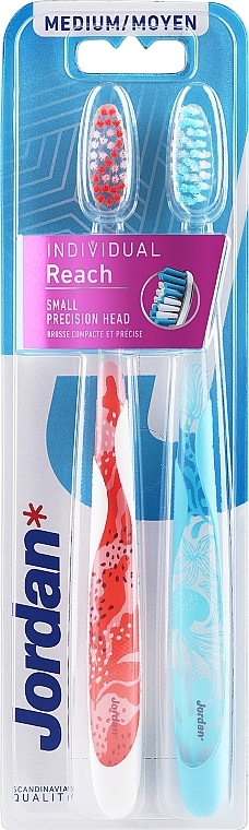 Toothbrush, medium - Jordan Individual Reach Medium №8 — photo N1