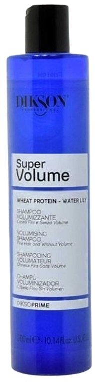 GIFT! Volumizing Hair Shampoo with Wheat Proteins and Water Lily Extract - Dikson Super Volume Shampoo — photo N1