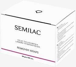 Nail Polish Remover Foil - Semilac Remover Wraps — photo N1