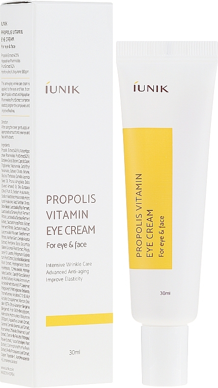 Propolis Eye Cream - iUNIK Propolis Vitamin Eye Cream For Eye & Face — photo N1