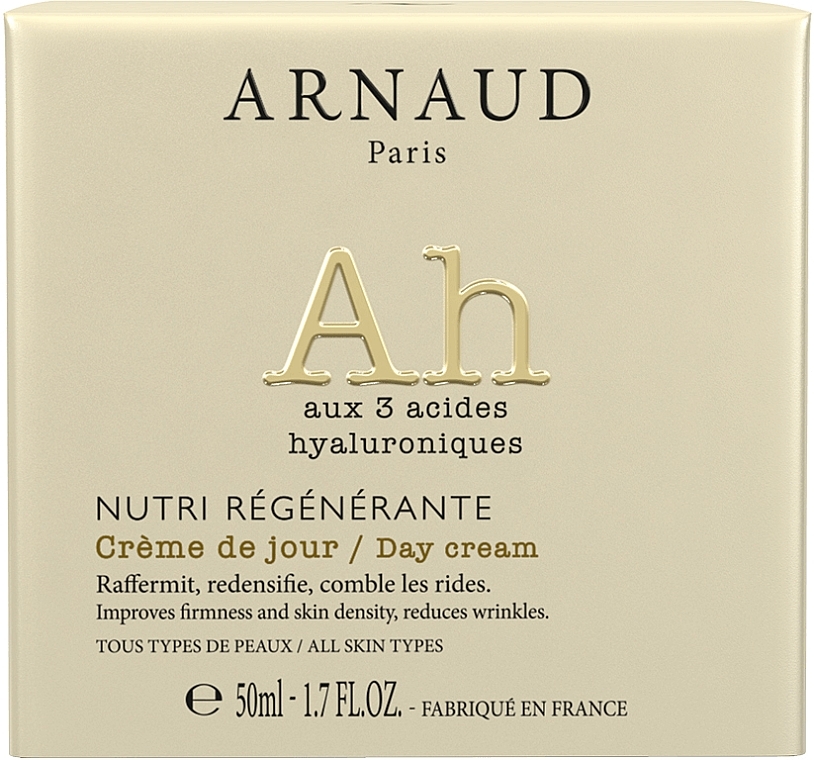 Day Face Cream with 3 Types of Hyaluronic Acid - Arnaud Nutri Regenerante Day Cream — photo N5