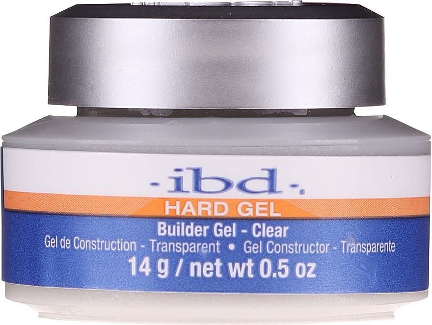 Builder Gel, transparent - IBD Hard Gel Builder Gel Clear — photo N1