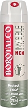 Fragrances, Perfumes, Cosmetics Deodorant-Spray for Men - Borotalco Men Invisible Dry Deodorant