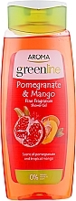 Fragrances, Perfumes, Cosmetics Pomegranate & Mango Shower Gel - Aroma Greenline Shower Gel "Pomegranate & Mango"