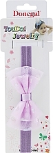 Fragrances, Perfumes, Cosmetics Head Band FA-5665, purple with bow - Donegal