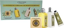 Set - L'Occitane Freshness Of Provence Gift Set (h/cr/30ml + b/milk/70ml + sh/gel/70ml + soap/50ml)	 — photo N1