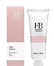 Fragrances, Perfumes, Cosmetics Retinol Face Cream with Rose - Faebey Pink Shield Facial Cream