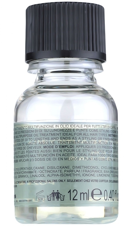 Hair Oil "Absolute Beautifying" - Davines Oi Absolute Beautifying Potion With Roucou Oil — photo N5