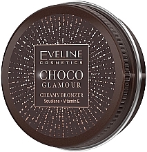 Fragrances, Perfumes, Cosmetics Face Cream-Bronzer - Eveline Cosmetics Choco Glamour Creamy Bronzer
