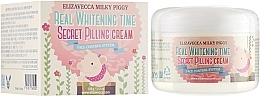 Anti Age Spot Facial Peeling Cream - Elizavecca Face Care Milky Piggy Real Whitening Time Secret Pilling Cream — photo N1