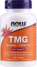 Dietary Supplement - Now Foods TMG Betaine 1000 Mg — photo N1