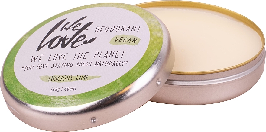 Natural Creamy Deodorant - We Love The Planet Deodorant Luscious Lime — photo N2