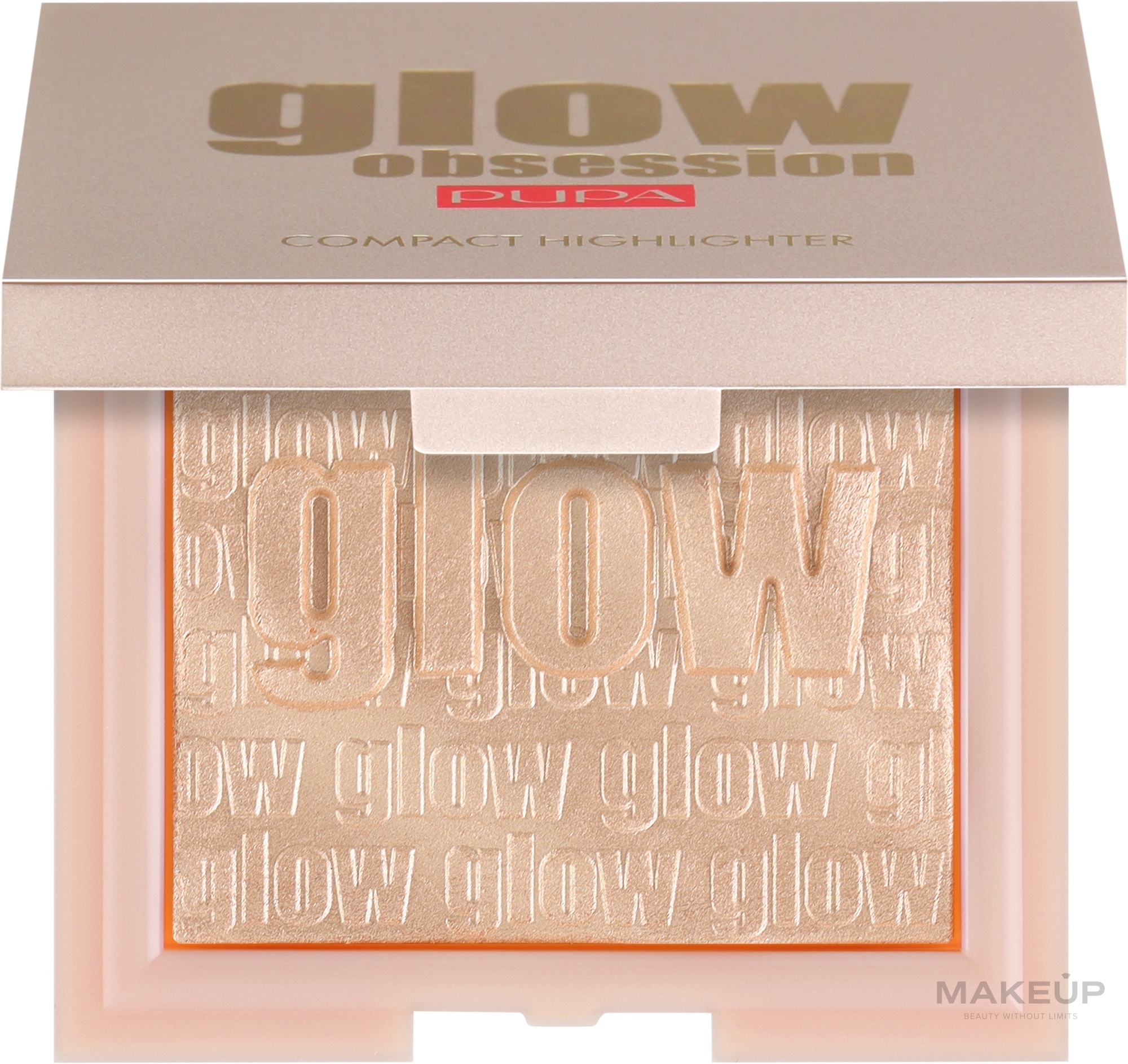 Face Compact Highlighter - Pupa Glow Obsession Compact Highlighter  — photo 100 - Light Gold