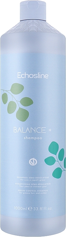 Sebum Regulating Shampoo - Echosline Balance Plus Shampoo — photo N2