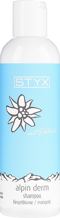 Edelweiss Hair Shampoo "Goat Milk" - Styx Alpin Derm Ringelblume Shampoo — photo N2