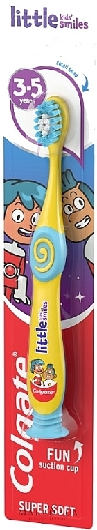 キッズ用歯ブラシ、3～5歳、ブルー、イエロー - Colgate Little Kids Smiles — photo N5