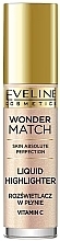 Liquid Face Highlighter - Eveline Cosmetics Wonder Match Liquid Highlighter — photo N1