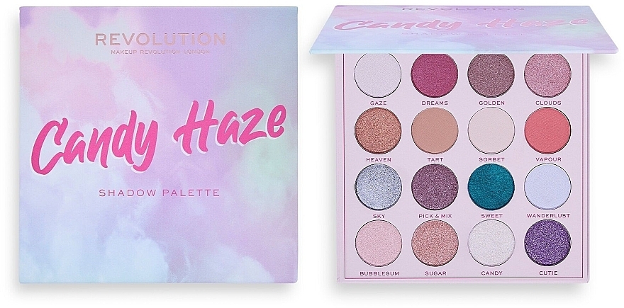 Eyeshadow Palette - Makeup Revolution Candy Haze Shadow Palette — photo N1