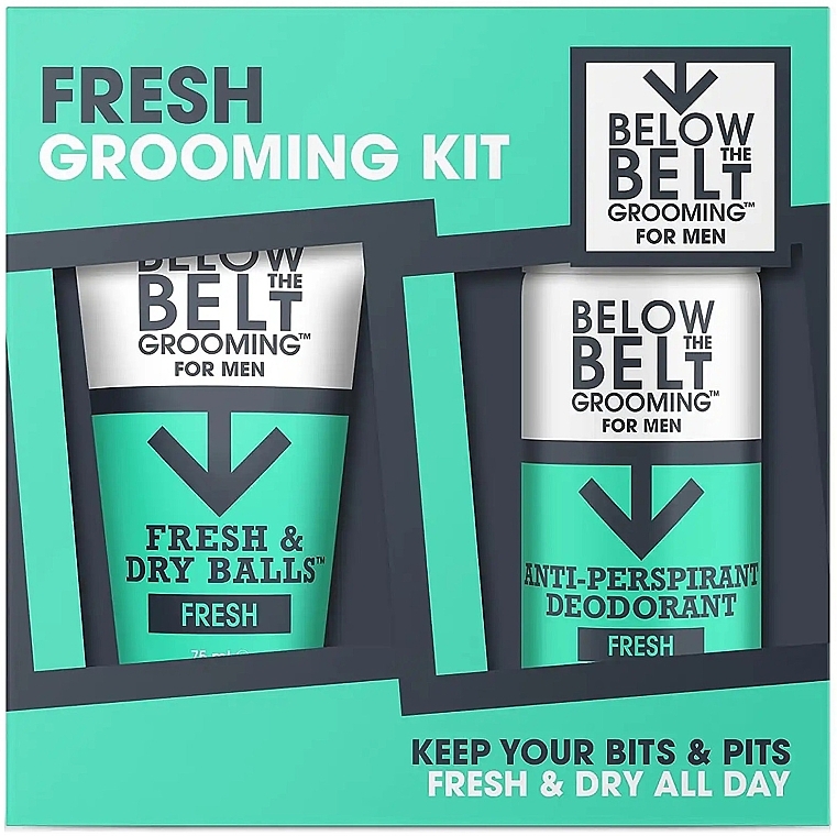 Set - Below The Belt Grooming Fresh Grooming Kit (b/gel/75ml + deo/150ml) — photo N1