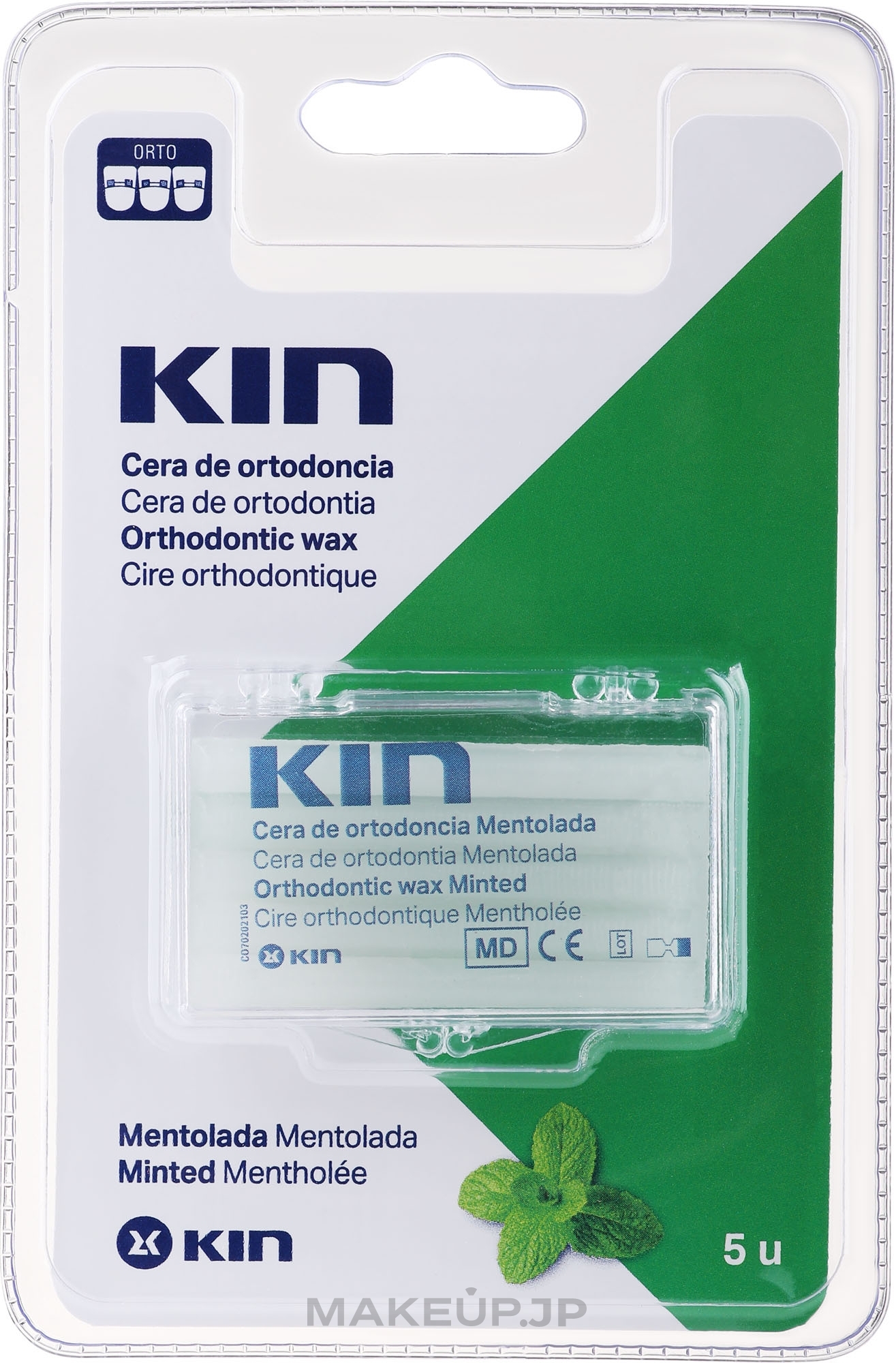 Orthondontic Wax, mint - Kin Minted Orthodontic Wax — photo 5 szt.