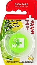 Fragrances, Perfumes, Cosmetics Waxed Dental Tape with Lime Flavour - Edel+White Easy Tape Waxed Dental Tape