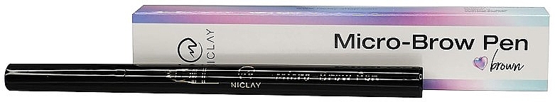 Eyebrow Pencil - Niclay Micro Brow Pen (1pc) — photo N1