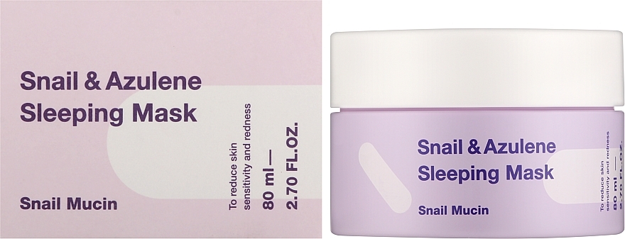 Snail & Azulene Sleeping Mask - Tiam Snail & Azulene Sleeping Mask — photo N3