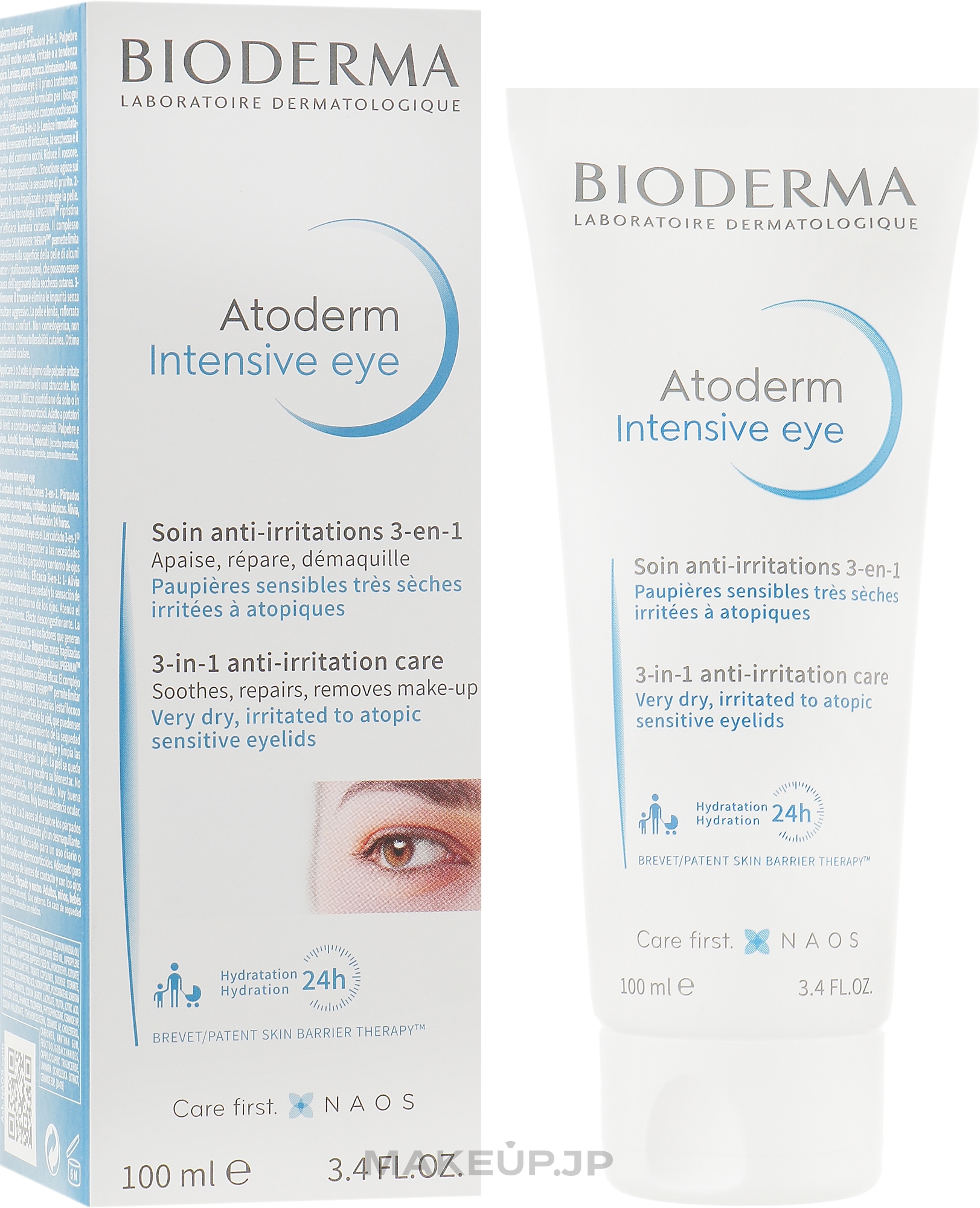 3-in-1 Eye Care - Bioderma Atoderm Intensive Eye — photo 100 ml