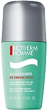Men Roll-On Deodorant - Biotherm Homme Aquapower Ice Cooling Effect 48H Antiperspirant Deo — photo N1