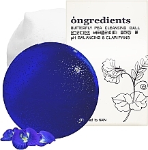 Cleansing Ball - Ongredients Butterfly Pea Cleansing Ball — photo N1