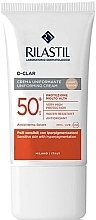 Photoprotective Cream - Rilastil Sun System D-Clar Uniforming Cream SPF50+ Light — photo N1