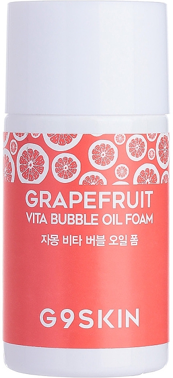 Hydrophilic Grapefruit Oil - G9Skin Grapefruit Vita Bubble Oil Foam (mini size) — photo N1