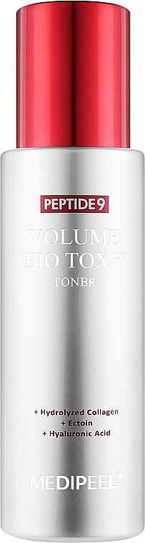 Rejuvenating Toner with Peptide Complex & Collagen - MEDIPEEL Peptide 9 Volume Bio Tox Toner Pro	 — photo N1