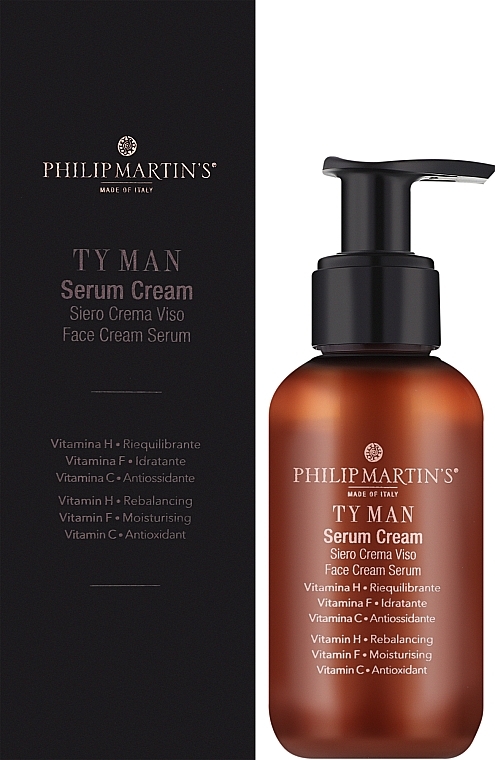 Face & Beard Cream Serum  - Philip Martin's Ty Man Serum Cream — photo N2