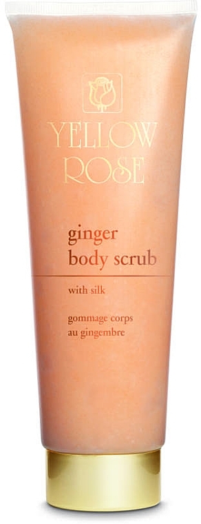 Moisturizing Body Scrub - Yellow Rose Ginger Body Scrub With Silk — photo N1