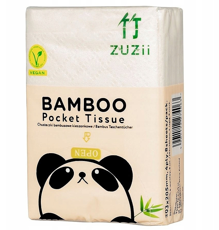 Paper Tissues - Zuzii Bamboo Pocket Tissue — photo N2