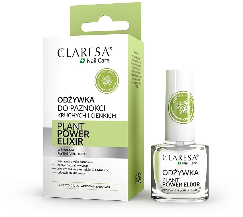 Nail Conditioner - Claresa Plant Power Elixir Nail Conditioner — photo N5