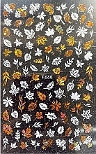 Self-Adhesive Nail Stickers "Autumn Leaves", F660 - Deni Carte — photo N1