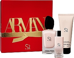 Fragrances, Perfumes, Cosmetics Giorgio Armani Si Fiori - Set (edp/50ml + edp/15ml + b/lot/75ml)