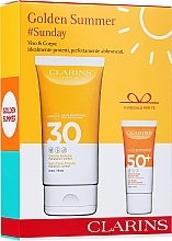 Fragrances, Perfumes, Cosmetics Set - Clarins Sun Care Golden Summer Sunday (b/cr/150ml + f/cr/30ml)