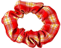 Fragrances, Perfumes, Cosmetics Scrunchie, red checkered - Lolita Accessories Scrunchie