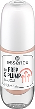 Fragrances, Perfumes, Cosmetics Base Coat - Essence The Prep & Plump Base Coat