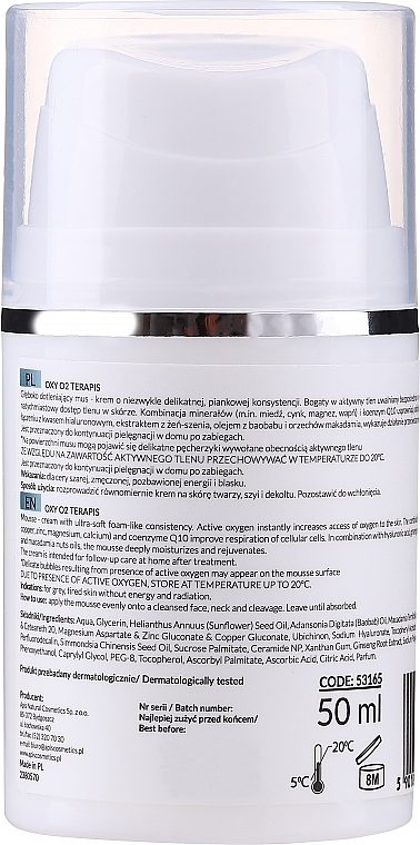 Face Cream-Mousse - APIS Professional Home TerApis Oxygenating Mousse — photo N2